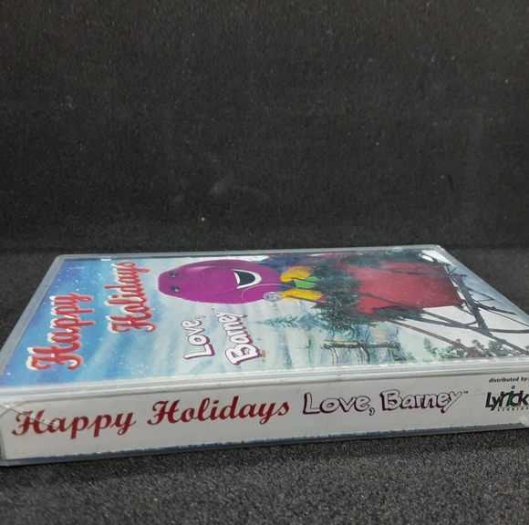 Happy Holidays Love Barney Collectible Vintage Audio Cassette Tape Kids Music - Picture 3 of 4
